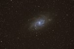 Galaxie M33 par Pierre-Luc Régaud. Octobre 2018