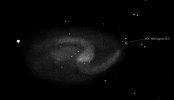 Dessin galaxie M33 par Yves Argentin. Octobre 2018.