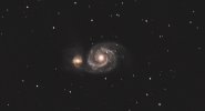 Galaxie M51 par Léopold Le Roux. Avril 2018 à Visker.