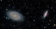 Galaxies M81 et M82 par Philippe Deverchère. Mai 2015.