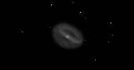 Dessin Galaxie M83 par Yves Argentin. Avril 2021.