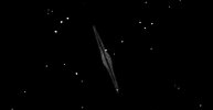 Dessin galaxie NGC 891 par Yves Argentin. Novembre 2014.
