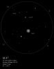 M 87 Galaxie au centre le l'Amas de la Vierge